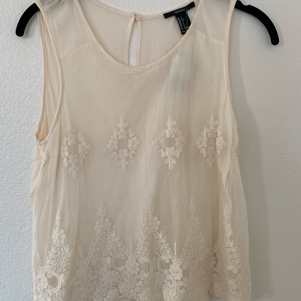 Ivory tank top